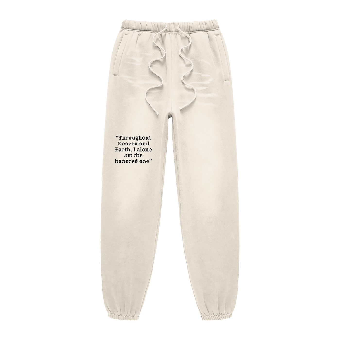 Gojo Inpired- "Throughout Heaven and Earth" -Sunfade Fleece Joggers-Spearhead Design